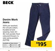 Beck Denim Work Jeans
