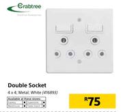 Crabtree Double Socket