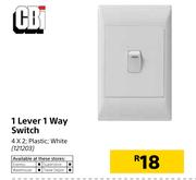 CBI 1 Lever 1 Way Switch