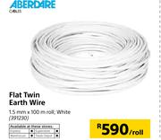 Aberdare Cables Flat Twin Earth Wire-Per Roll