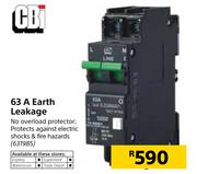 CBI 63A Earth Leakage