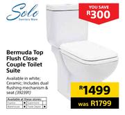 Solo Bermuda Top Flush Close Couple Toilet Suite