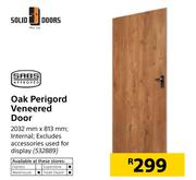 Solid Doors Oak Perigord veneered Door 2032 x 813mm