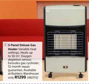 Alva 3-Panel Deluxe Gas Heater