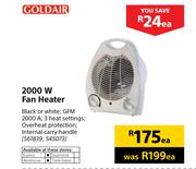 Goldair 2000 W Fan Heater GFM 2000 A-Each