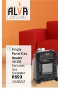 Alva Single Panel Gas Heater