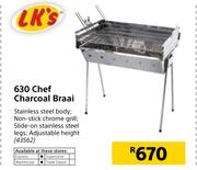 LK’s 630 Chef Charcoal Braai