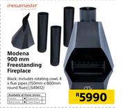 Megamaster Modena 900mm Freestanding Fireplace