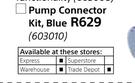 Pump Connector Kit Blue