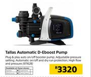 Tallas Automatic D-Eboost Pump