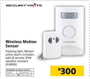 Security Mate Wireless Motion Sensor