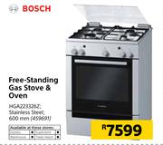 Bosch Free-Standing Gas Stove & Oven