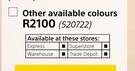 Standard Built-In Cupboard In Other Colours