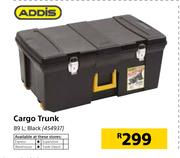 Addis Cargo Trunk 89Ltr Black
