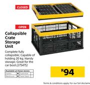 Collapsible Crate Storage Unit