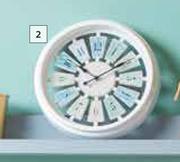 30cm White Ares Clock