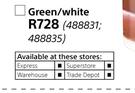 Fired Earth Extreme Roof Acrylic Green/White-20Ltr