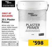 Fired Earth Water Based Plaster Primer-20Ltr