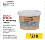 Smith & Co Skimming Plaster-5Ltr