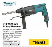 Makita 710W 22mm Rotary Hammer