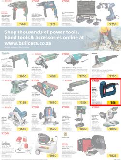 Builders KZN : The Best Deals On The Widest Range (24 April - 20 May 2018), page 11
