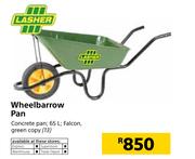 Lasher Wheelbarrow Pan