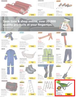 Builders KZN : The Best Deals On The Widest Range (24 April - 20 May 2018), page 12