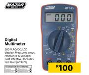 Major Tech Digital Multimeter