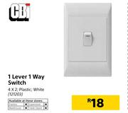 CBI 1 Lever 1 Way Switch
