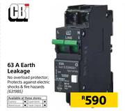 CBI 63A Earth Leakage