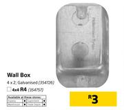 Wall Box 4x2