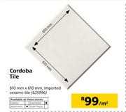 Cordoba Tile-Per Sqm