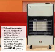 Alva 3 Panel Deluxe Gas Heater
