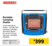 Goldair Portable Camping Heater
