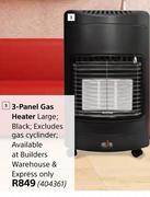 Alva 3 Panel Gas Heater