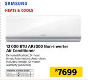 Samsung 12000BTU AR3000 Non Inverter Air Conditioner