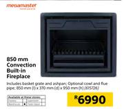 Megamaster 850mm Convection Built In Fireplace