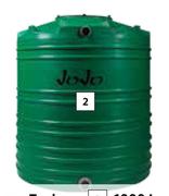 Jojo 1000Ltr Water Tank 