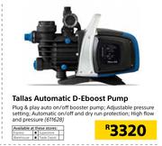 Tallas Automatic D-Eboost Pump