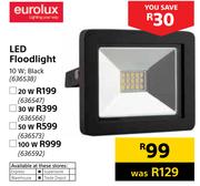 Eurolux LED Floodlight 20W; Black