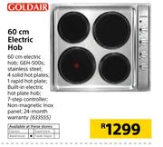 Goldair 60cm Electric Hob GEH-500s
