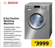 Bosch 6kg Classixx Washing Machine WAB20268ZA