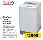 Defy 8kg Top Loader Washing Machine