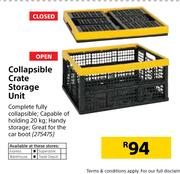 Collapsible Crate Storage Unit
