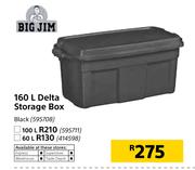 Big Jim 100Ltr Delta Starage Box Black