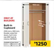 Built In cupboard 2100x900mm