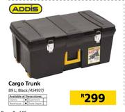 Addis Cargo Trunk 89L; Black