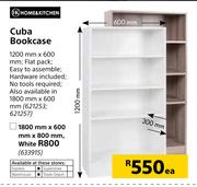 Homekitchen Cuba Bookcase 1800x600x800mm-Ea