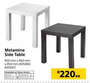 Melamine Side Table-Each