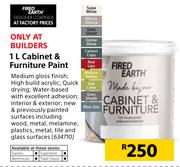 Fired Earth Cabinet And Furniture Paint-1Ltr